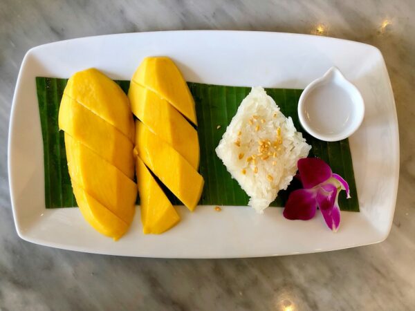 Thai mangoes and sticky rice